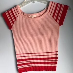 NEW! L.A Hearts crop top! Pink & Red size S